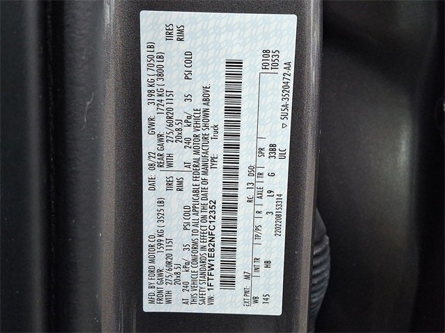 2022 Ford F-150 Lariat