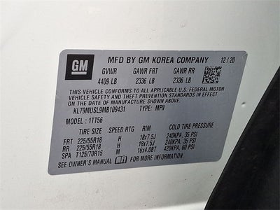 2021 Chevrolet TrailBlazer RS