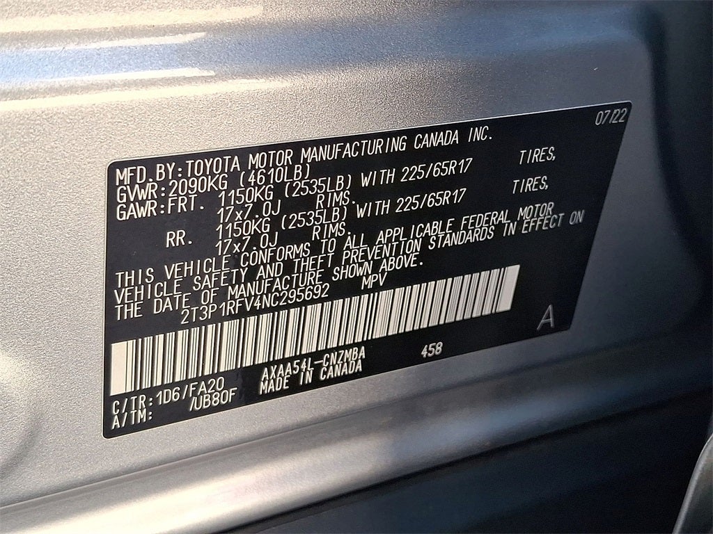 2022 Toyota RAV4 XLE