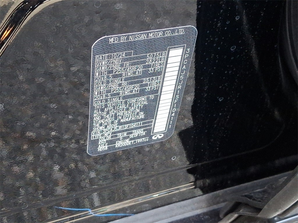 2025 INFINITI QX55 Luxe AWD