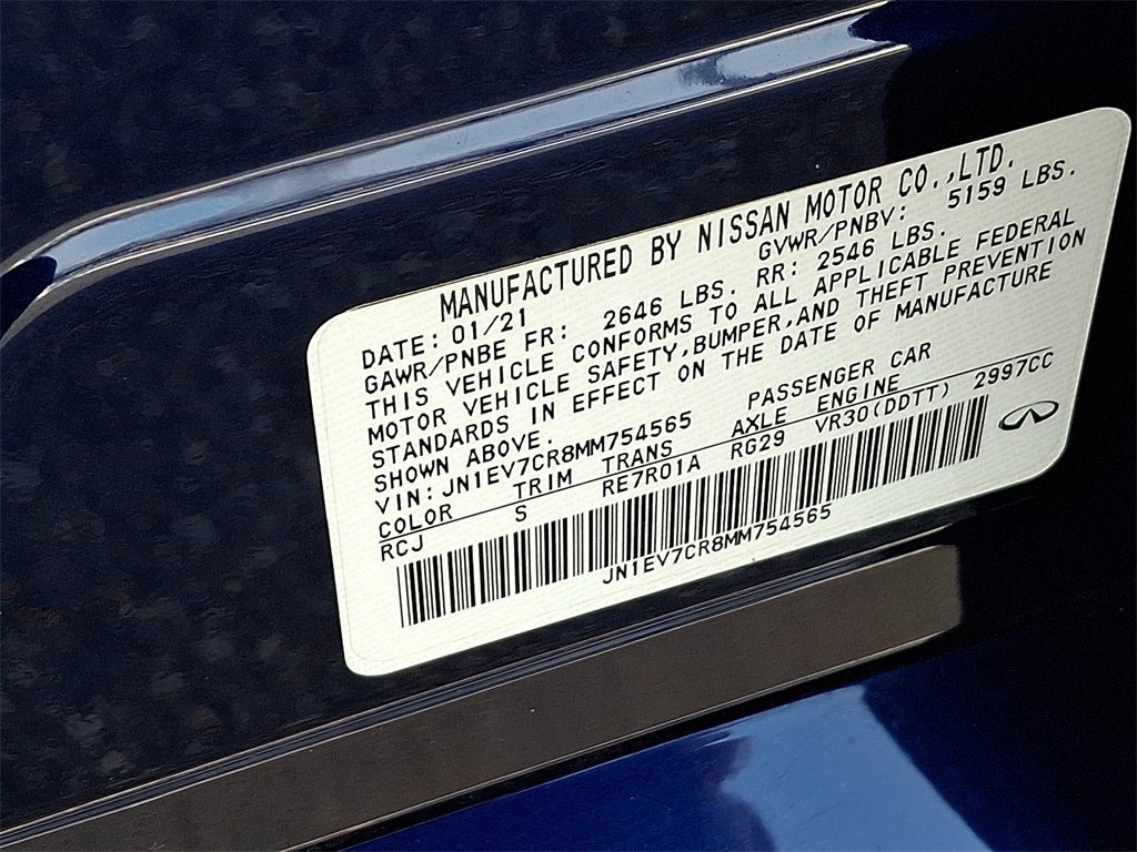 2021 INFINITI Q50 SIGNATURE EDITION AWD