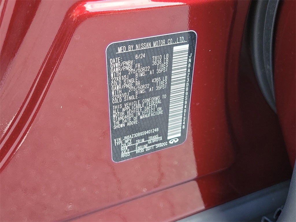 2025 INFINITI QX80 Sensory 4WD