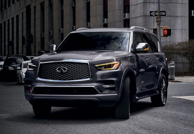 2024 INFINITI QX80 Key Features - HYDRAULIC BODY MOTION CONTROL SYSTEM | Nielsen INFINITI of Denville in Denville NJ