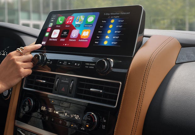 2024 INFINITI QX80 Key Features - WIRELESS APPLE CARPLAY® INTEGRATION | Nielsen INFINITI of Denville in Denville NJ